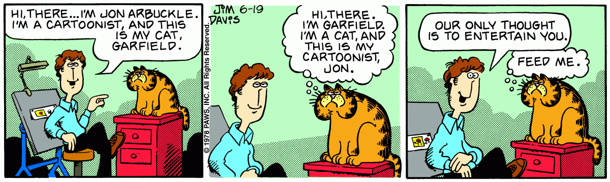 The First Garfield Strip Was Written Closer To The Nazi Occupation Of Poland Than Today