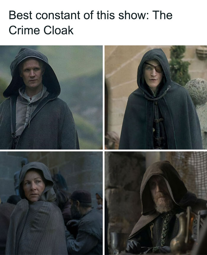 Best Constant Of This Show: The Crime Cloak