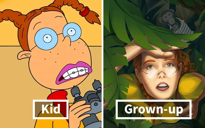 This Artist Decided To Create Illustrations Showing How Some Popular Cartoon Characters Would Look As Adults (11 Pics)