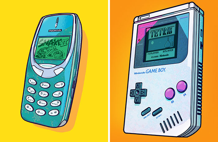 It Took Me Around 116 Hours In Total To Create All These Drawings Of My Childhood Objects From The Nineties (29 Pics)