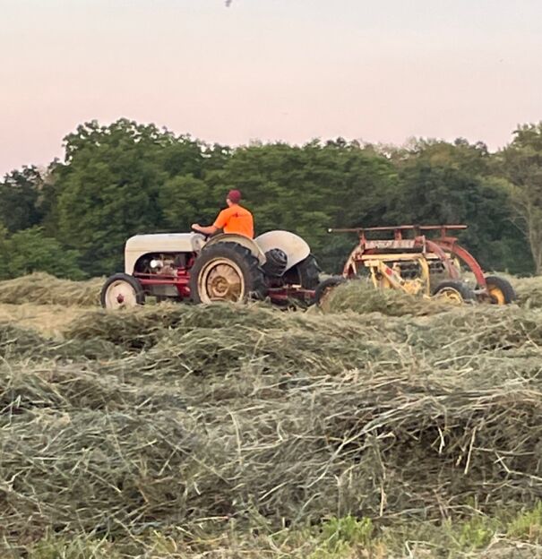 Gotta Get The Hay Done Before It Rains!