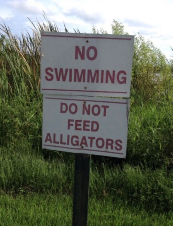 This Sign Is By The Lake Near My Mother’s House