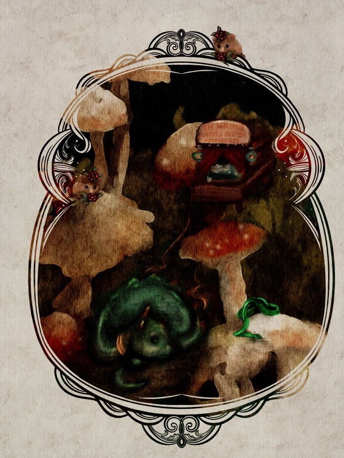 Halloween Watercolors Made On iPad (9 Pics)