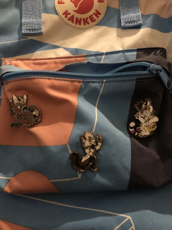These Pins On My Backpack. $50 Total