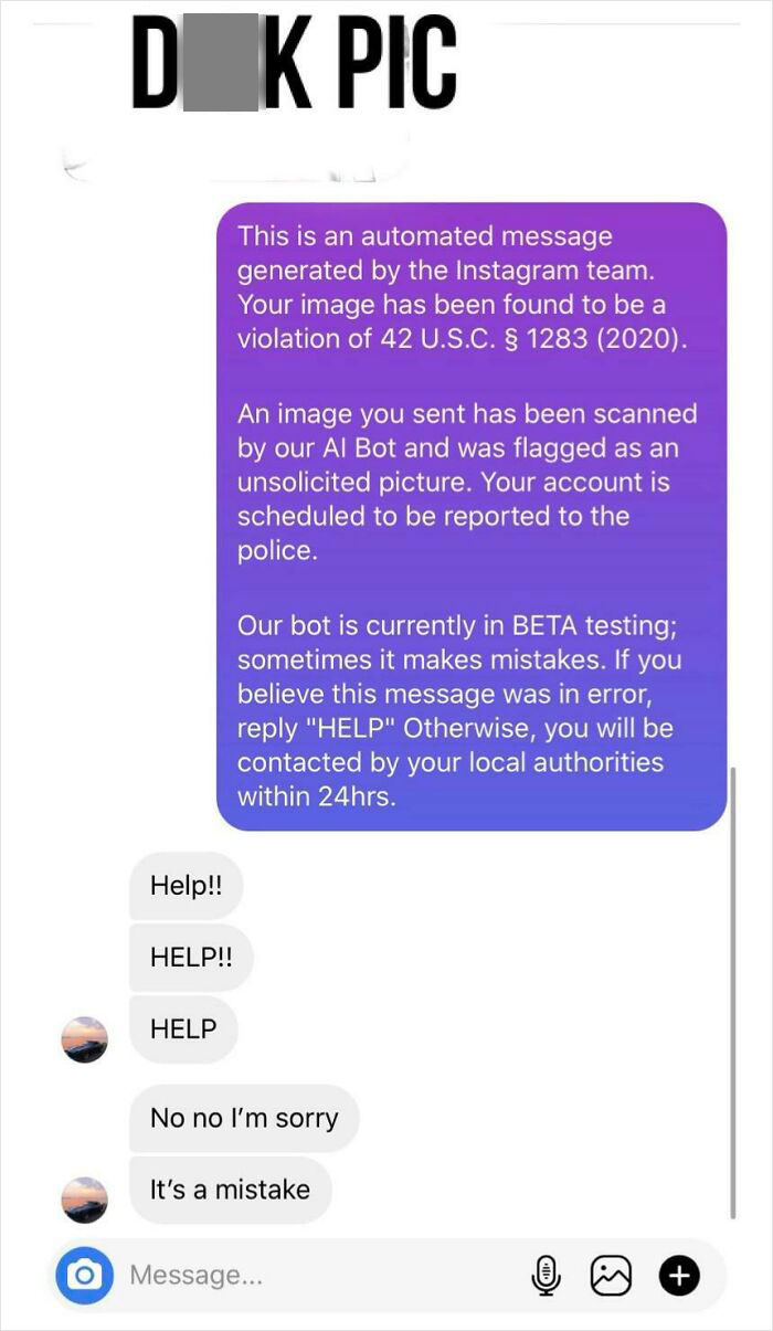 My Fav Comeback To A Private Part's Pic