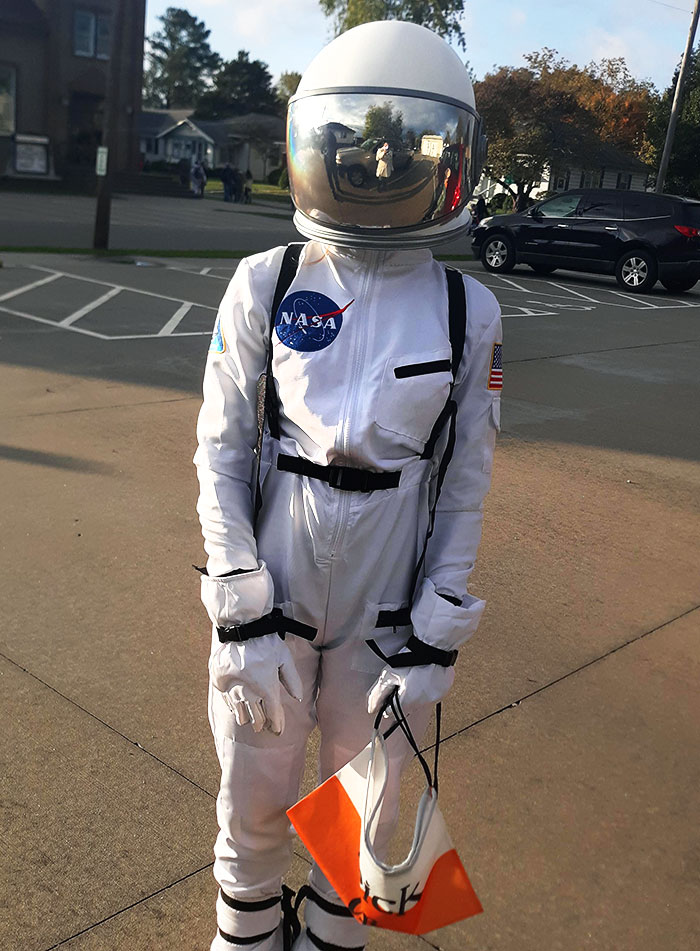 My Daughter Emily Was An Astronaut For Halloween This Year