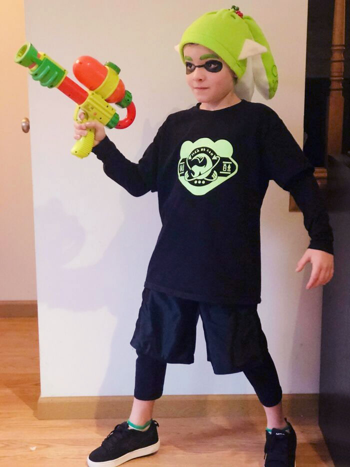 My Son Wants To Share His Inkling Kid Halloween Costume