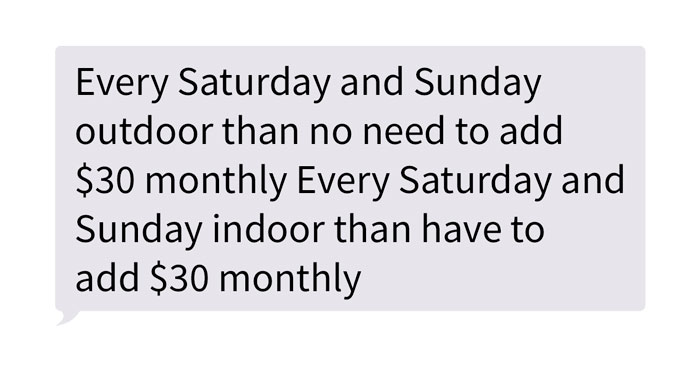 Landlord Keeps Annoying This Tenant After They Refused To Pay $30 Extra A Month For Staying At Home On Weekends