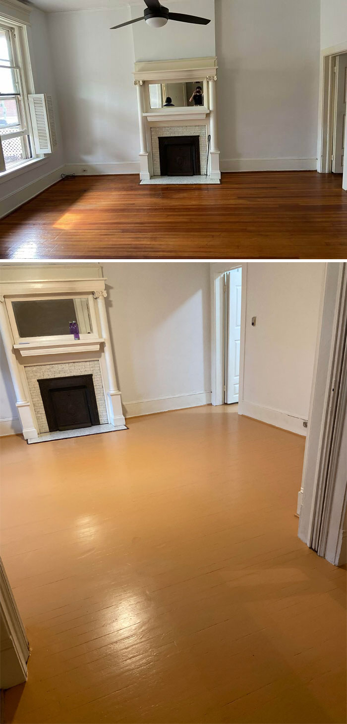 Landlord “Fixed” Nice Hardwood Floors