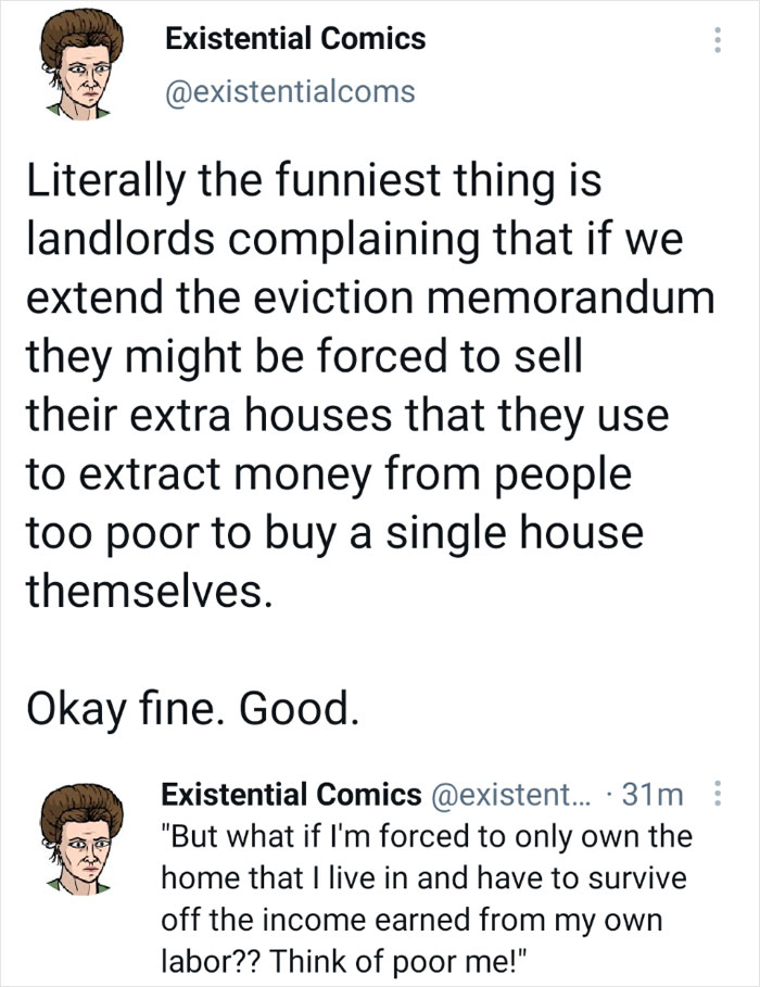 "Will Someone Please Think Of Those Poor Poor Landlords/S"