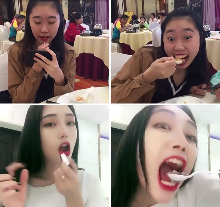 Cómo hacer que tu labial dure mientras comes