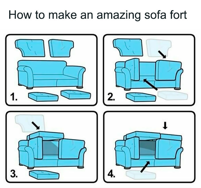 How To Make An Amazing Sofa Fort