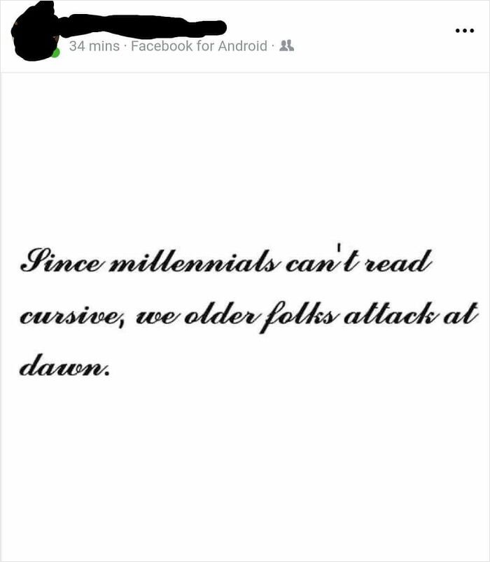 The Person Who Posted This Is 19 Years Old