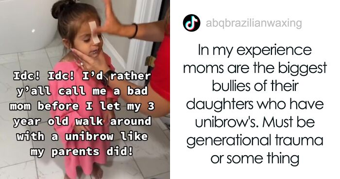 Mom Wants To Prevent Her 3 Y.O. From Being Bullied For Having A Unibrow, Waxes It