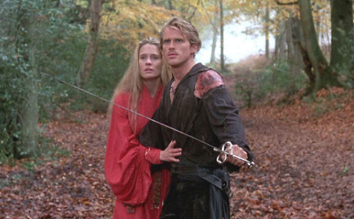 Cary Elwes And Robin Wright In The Princess Bride (1987)