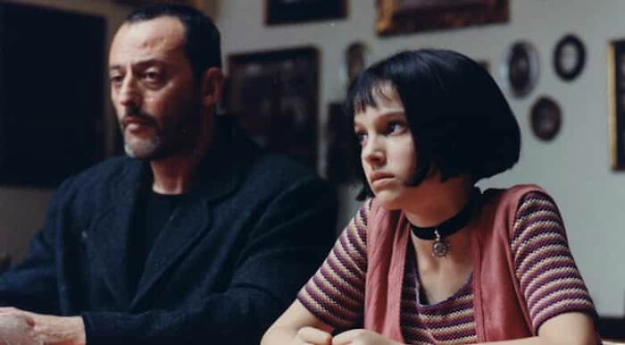 Natalie Portman And Jean Reno In Léon: The Professional (1994)