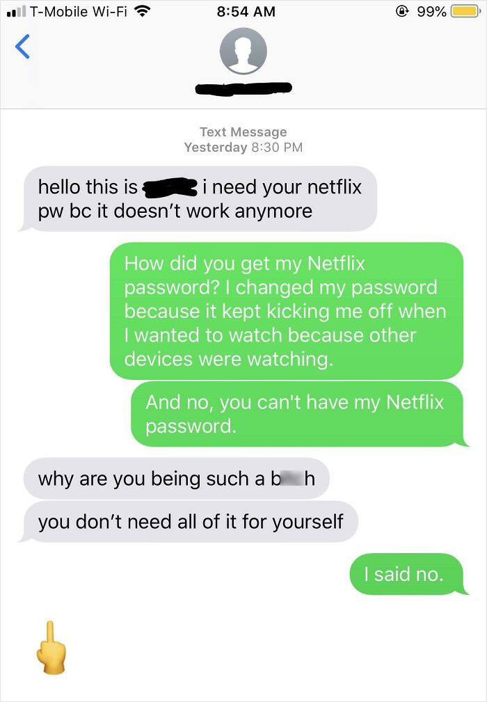 Bratty Cousin Stole My Netflix Password And When I Changed It He Wants Me To Give It To Him