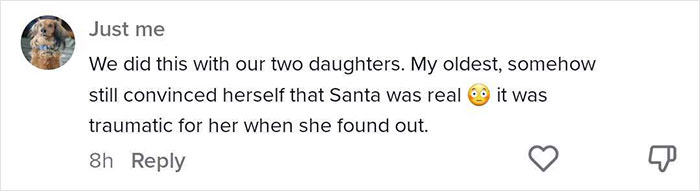 Dad Refuses To Participate In "Large-Scale Global Gaslighting" And Tells His Adopted Daughter That Santa And The Tooth Fairy Are Just Fictional Characters Dad Refuses To Participate In "Large-Scale Global Gaslighting" And Tells His Adopted Daughter That Santa And The Tooth Fairy Are Just Fictional Characters