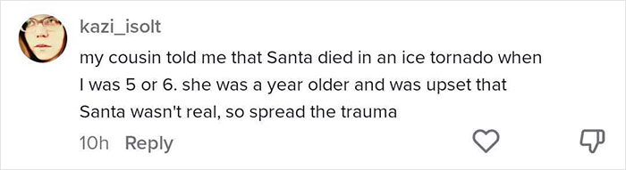Dad Refuses To Participate In "Large-Scale Global Gaslighting" And Tells His Adopted Daughter That Santa And The Tooth Fairy Are Just Fictional Characters Dad Refuses To Participate In "Large-Scale Global Gaslighting" And Tells His Adopted Daughter That Santa And The Tooth Fairy Are Just Fictional Characters