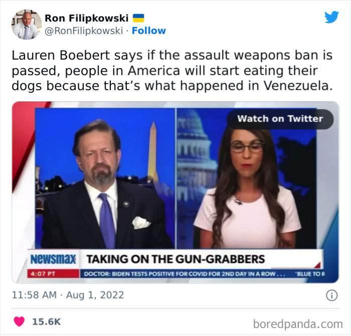 As Someone Who Lives In A Country Where Assault Weapons Are Banned, I Can Confirm We All Eat Our Dogs