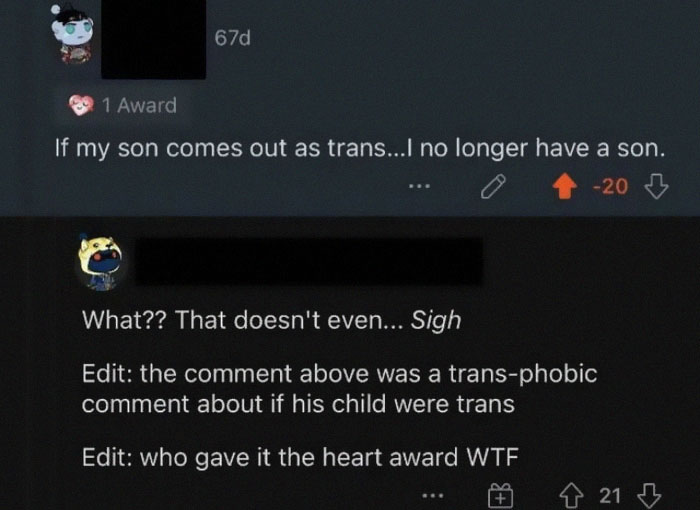 They Thought It Was A Transphobic Comment When It Actually Was Affirming