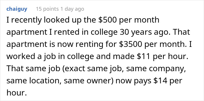 People Compare Their Living Costs In The Past Vs. Now, And The Reality Is Devastating