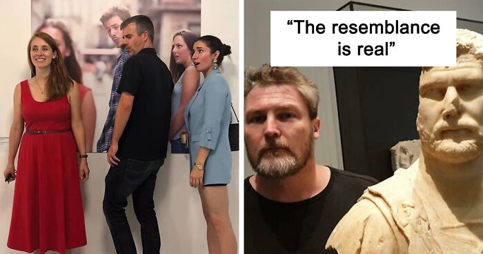 41 Of The Funniest Photos Of People And Animals Sitting Under Pics That Resemble Them, As Shared By This Online Group