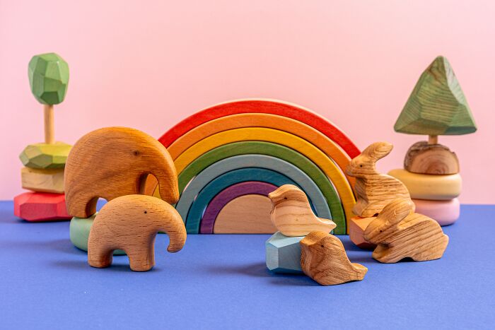 Colorful Wooden Kids Toys 