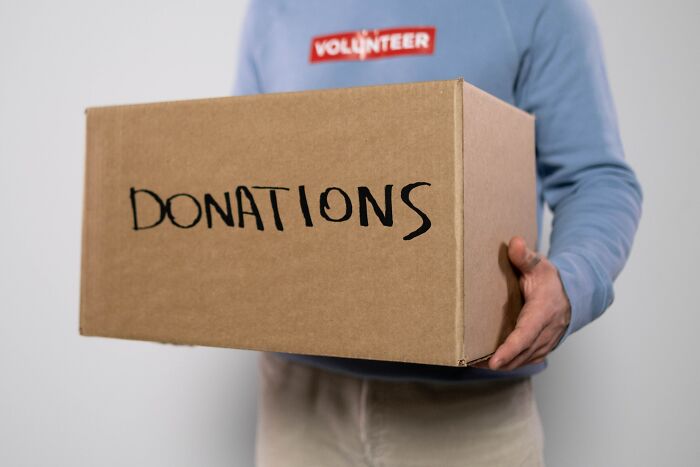 Volunteer Giving Donation Box 