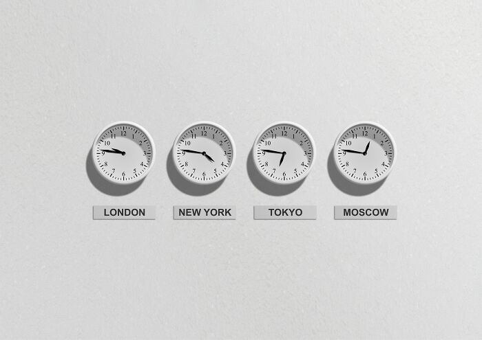 Different Time Zone Clocks 