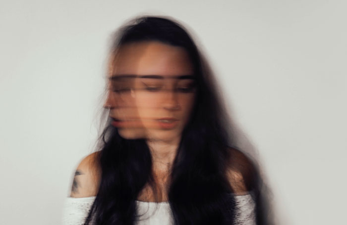 Picture of blurred womans face
