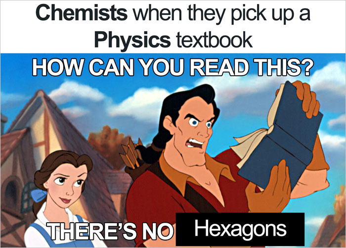 Organic Chemistry Books Are Basically A Portfolio Of Hexagons