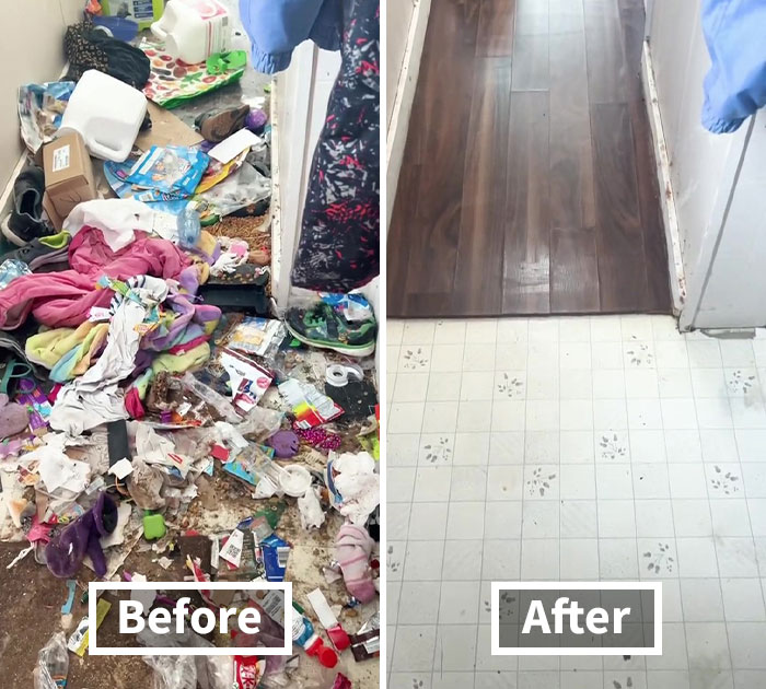 Psychology Student Deep Cleans “Unlivable” Homes To Help Their Owners’ Mental Health