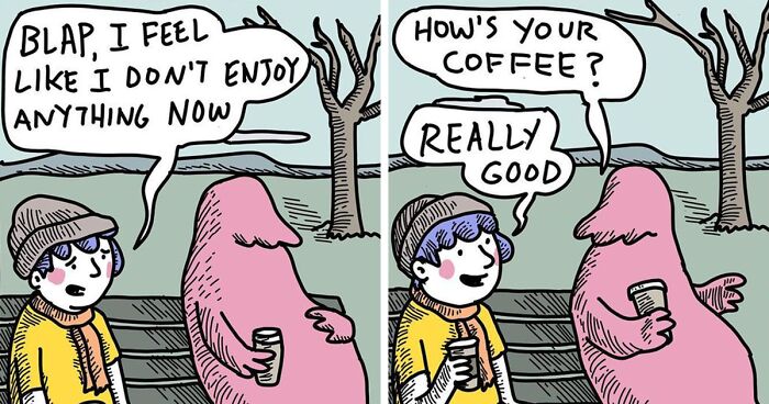 30 Comics About Making It Through Life While Fighting Mental Health Issues By This Artist