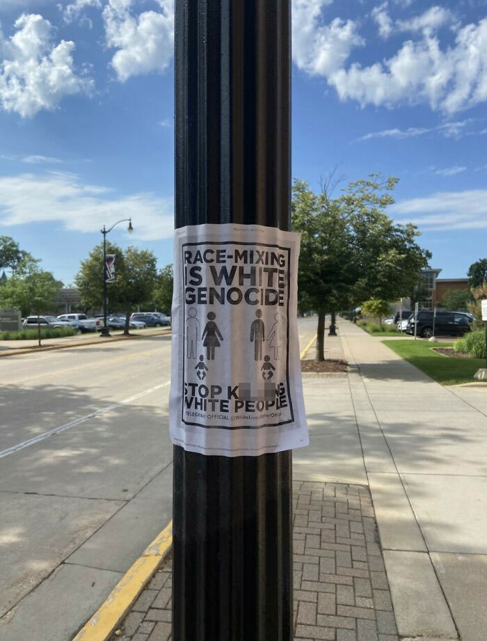 A Sign That Has Been Posted In My Hometown