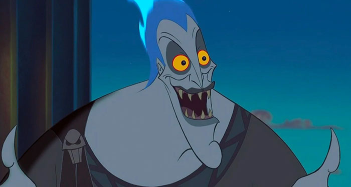 Hades smiling from Hercules