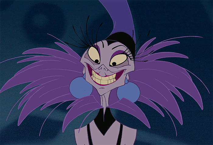 Yzma smiling from The Emperor's New Groove