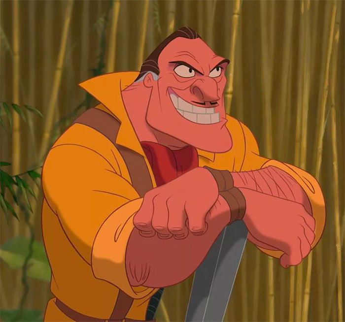 Clayton smiling from Tarzan