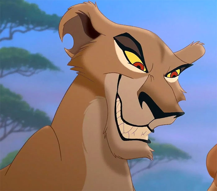 Zira smiling from The Lion King 2