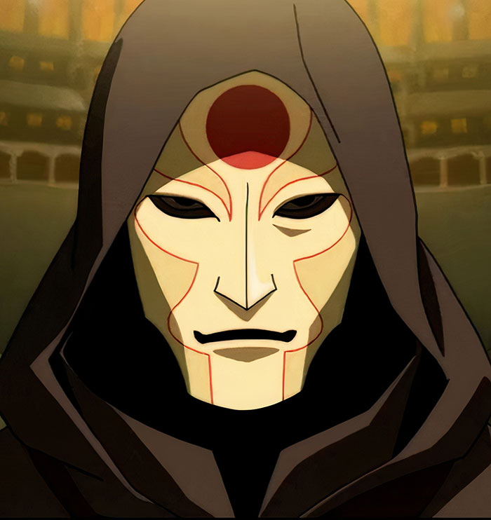 Amon with mask from Legend of Korra