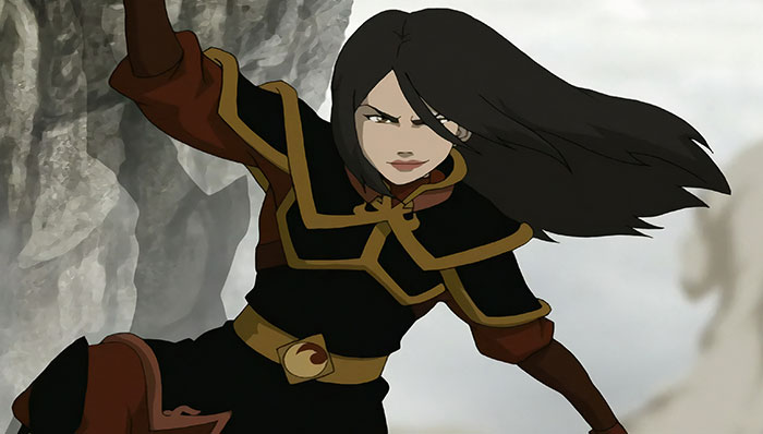 Azula smiling from Avatar: The Last Airbender