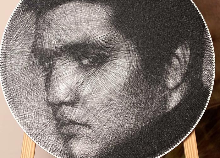 We Are A Couple Creating Unconventional Works “Painted” Only With Sewing Thread (36 Pics)