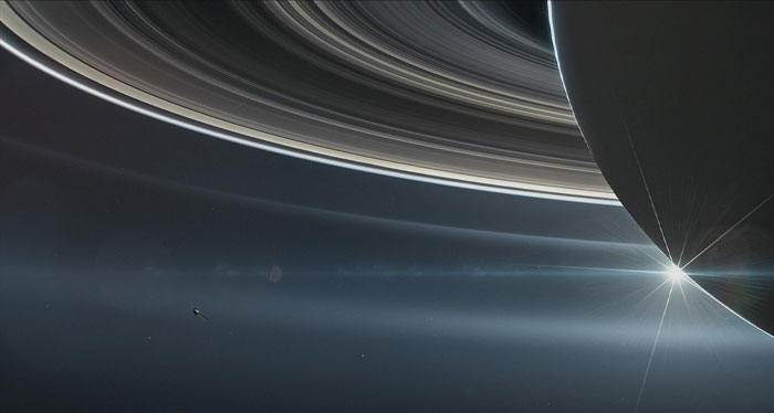 Saturn's Rings Are Made Up Of A Lot Of Small Ice Chunks, Rocks Varying In Size From Dust-Size To The Size Of Mountains