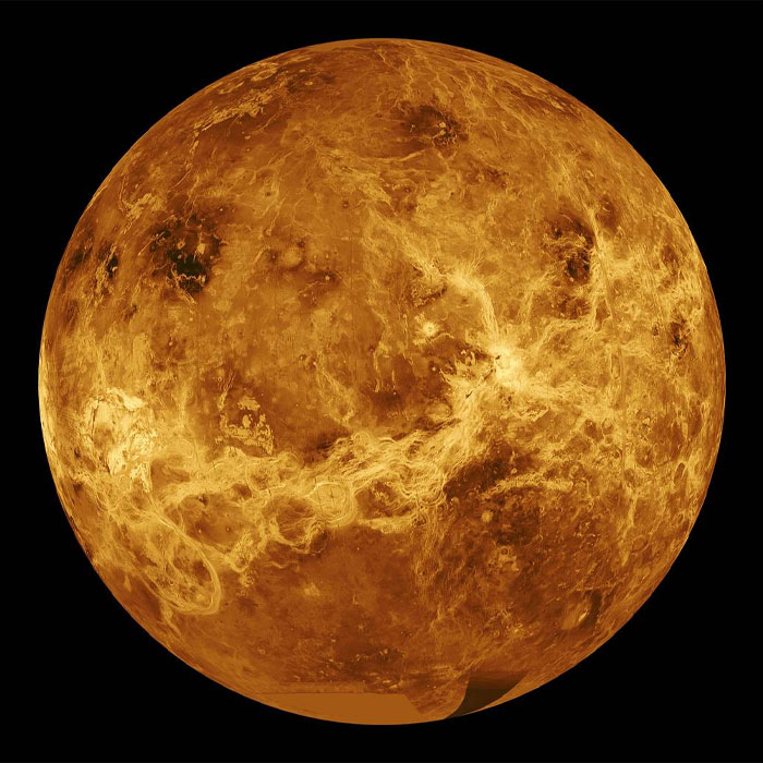 Venus’ Clouds, Whipped Around The Planet By Winds Measured As High As 224 Miles (360 Kilometers) Per Hour