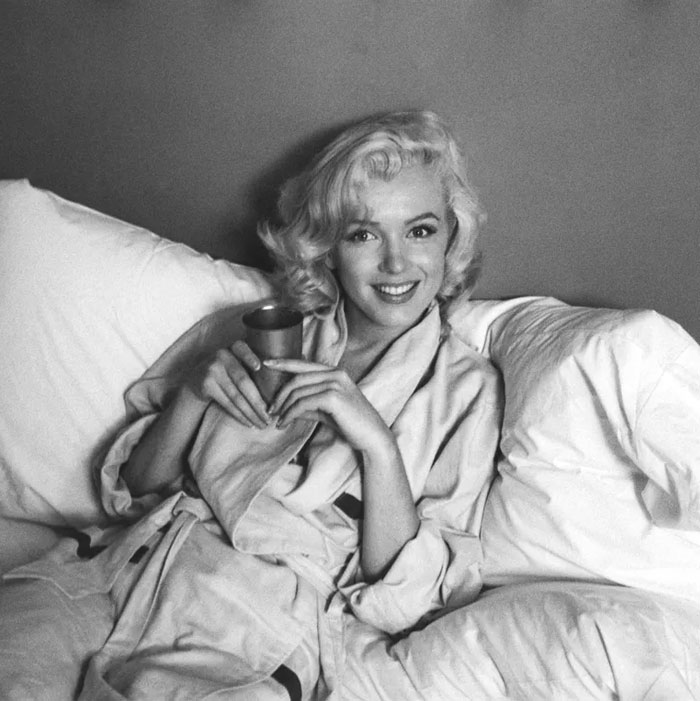 Marilyn Monroe sonríe