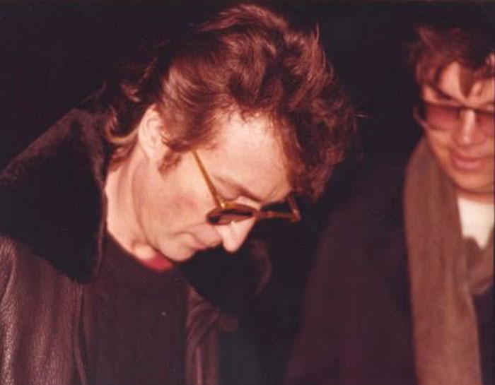 John Lennon Signing An Autograph For His Killer Just Hours Before His Death, December 8th, 1980