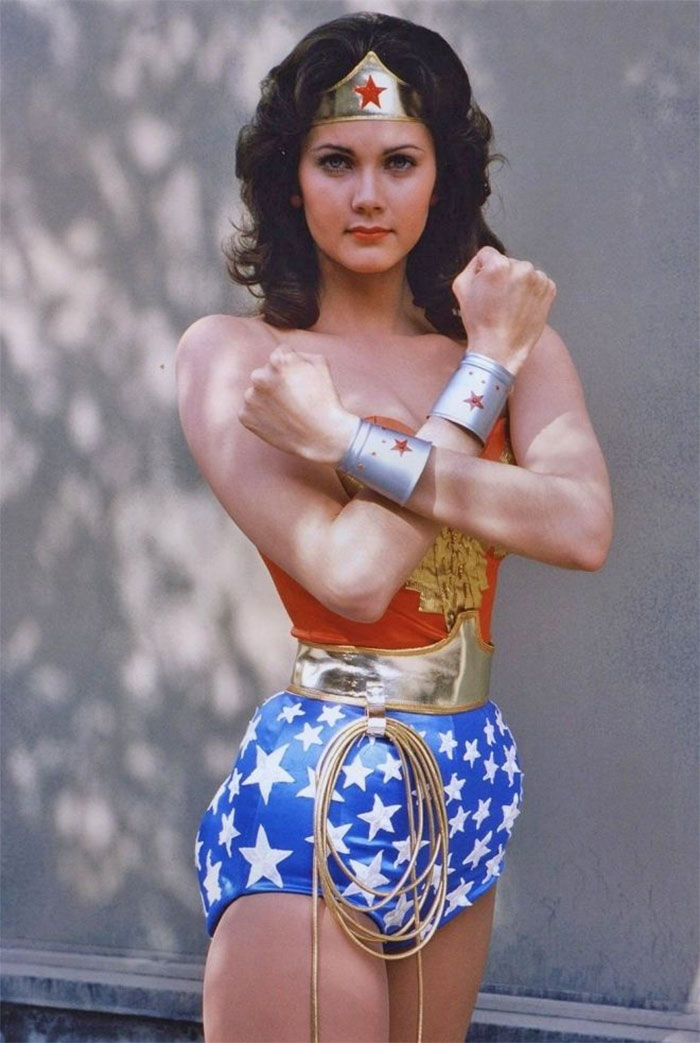 Lynda Carter Was Born On July 24th, 1951. Here She Is As Wonder Woman In The Mid 70's