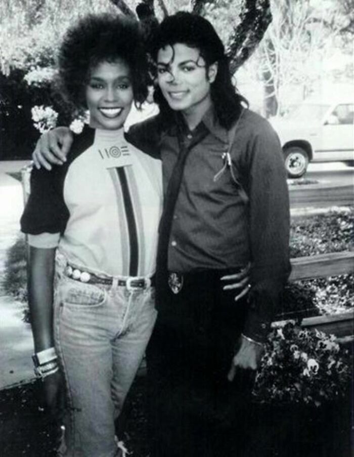 Whitney Houston And Michael Jackson