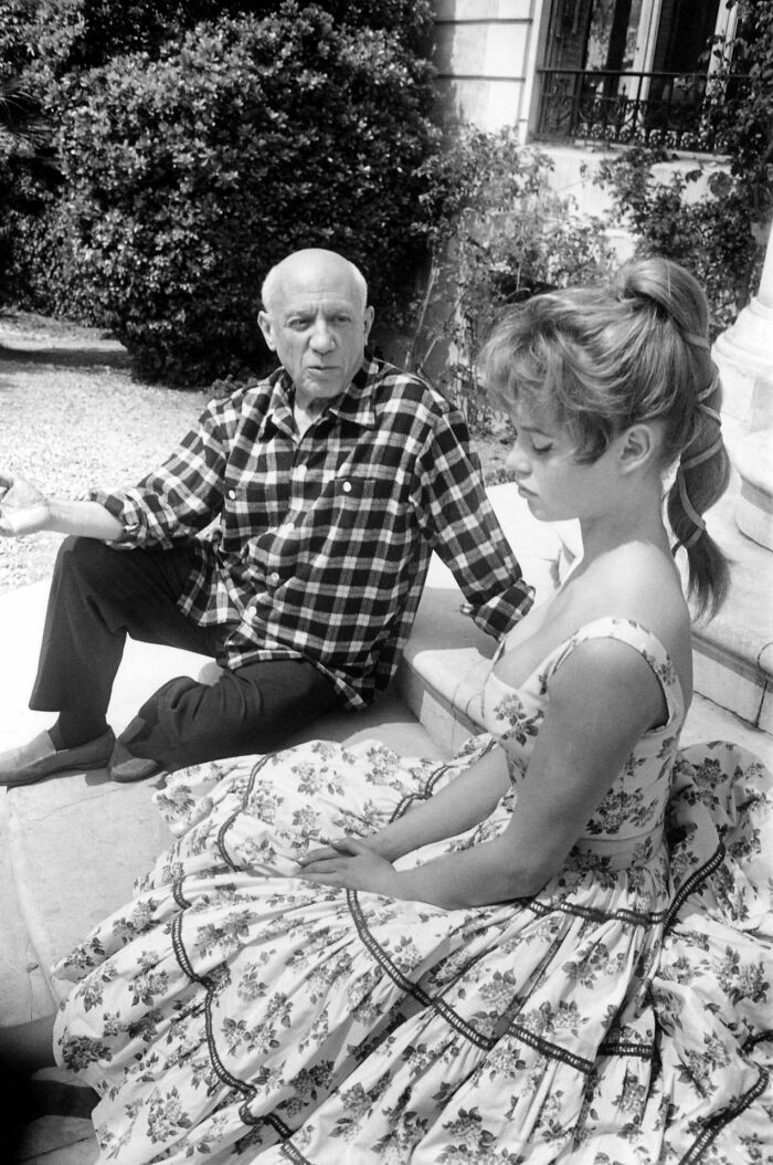 Picasso & Brigitte Bardot, Photo By Jerome Brierre