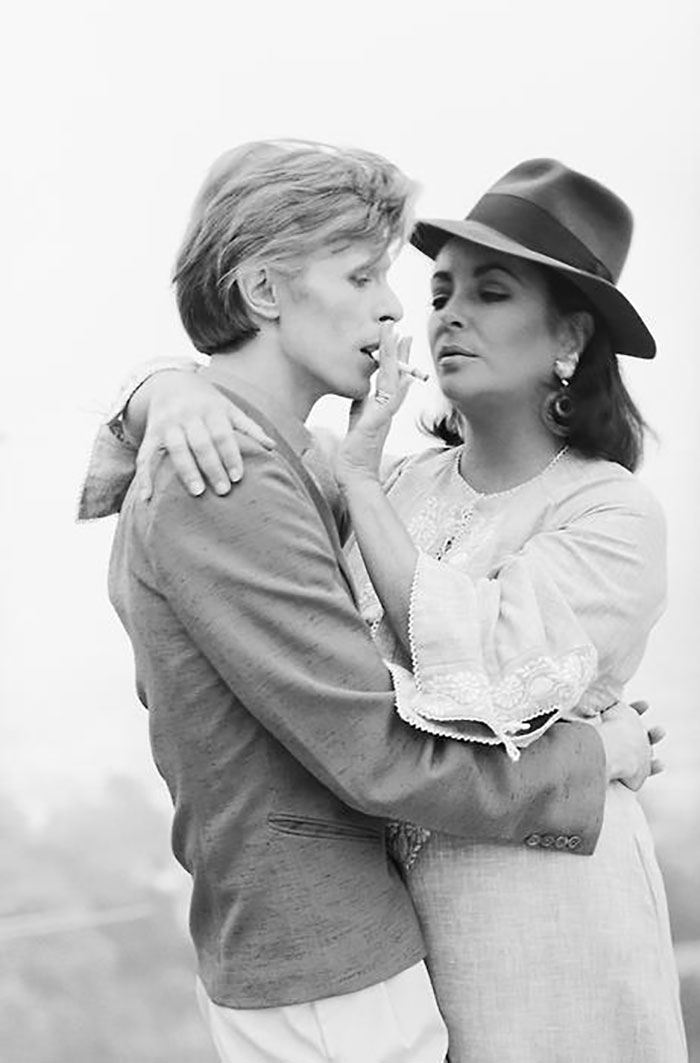 David Bowie And Elizabeth Taylor, 1975
